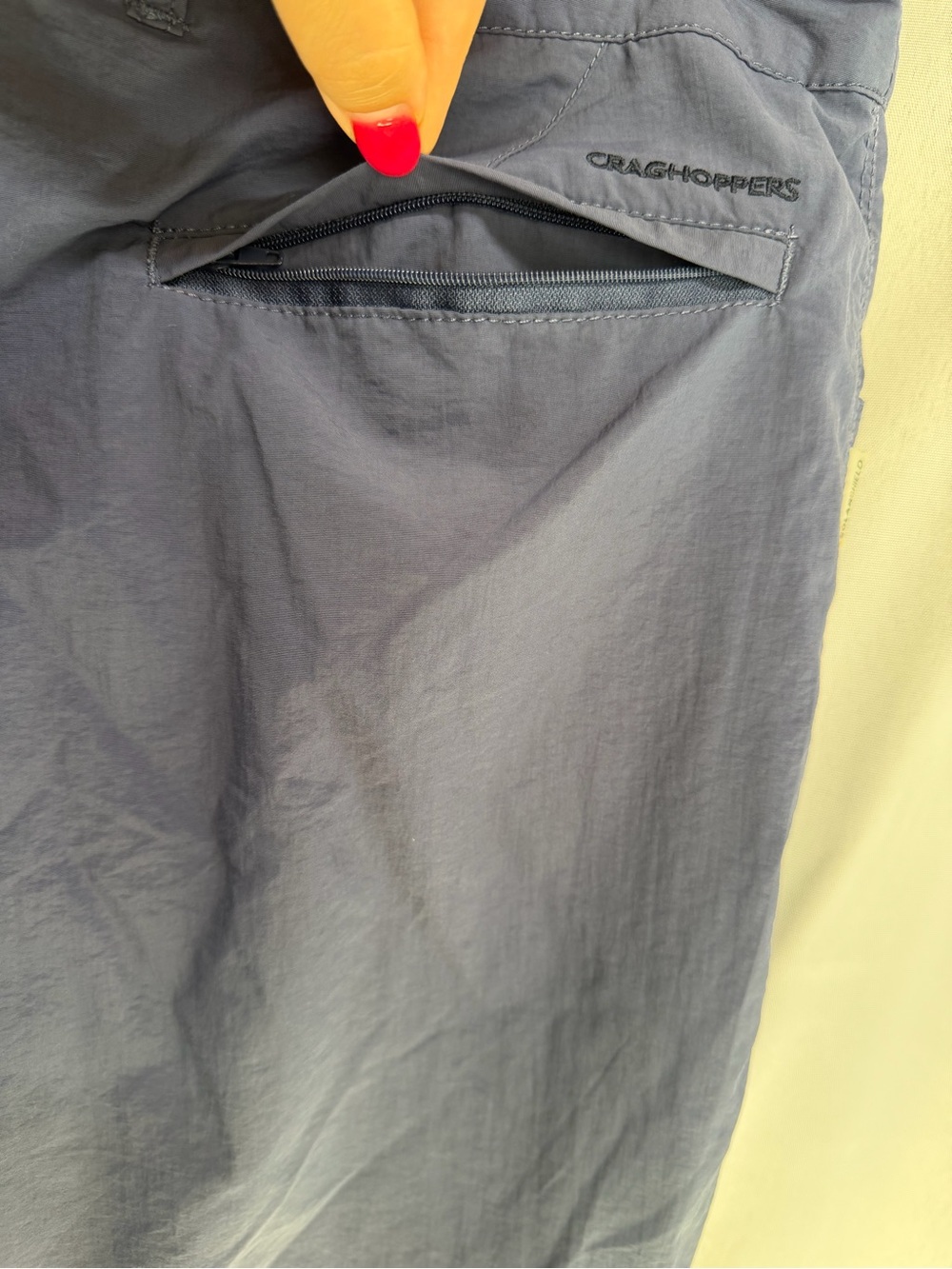 Craghoppers Kiwi Pro Shorts Swim Utility British Made Blue Stone Pockets 38 - Picture 6 of 9